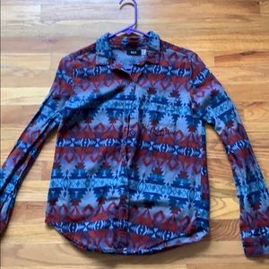 Women’s Aztec print shirt